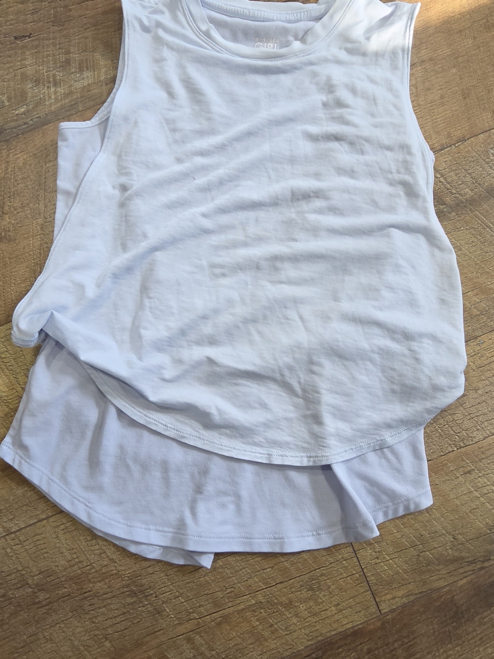 Athleta Ligjt Blue Layered Tank Top